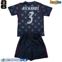 Maglie da calcio Stati Uniti Chris Richards #3 Seconda Maglia Bambino Mondiali 2026  Manica Corta + Pantaloni corti)